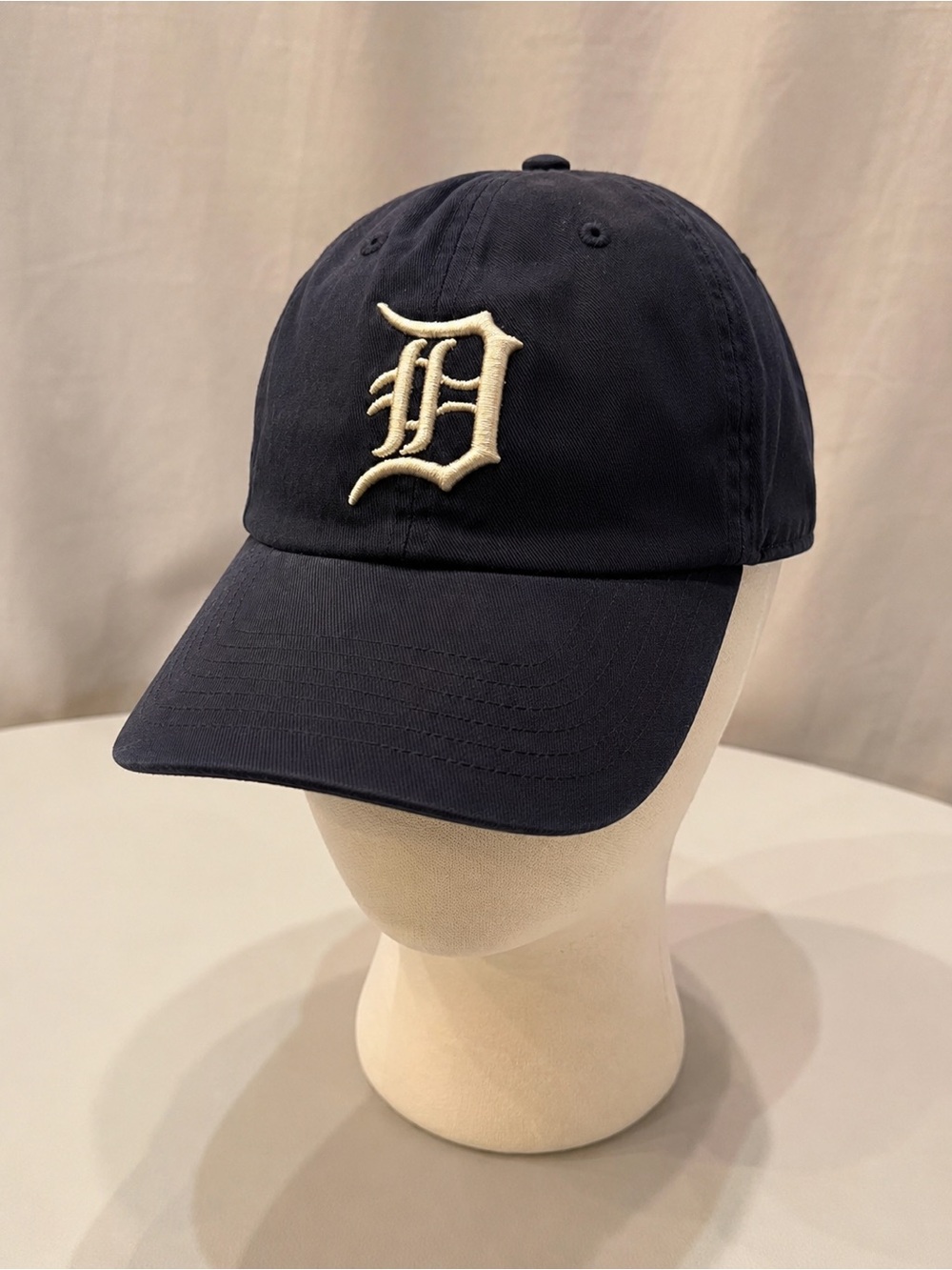 Detroit Tigers Baseball Cap Hat Fan Favorite Blue 100% Cotton Adjustable NWOT